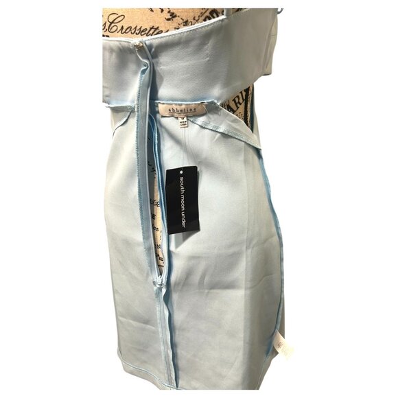 Abbeline Blue Side Cutout A-line Mini Dress - Size M NWT | Cocktail/Formal Edit - Picture 11 of 16